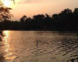 The site is a home to two natural lakes called Set The site is a home to two natural lakes called Setu Babakan and Setu Mangga Bolong. Local people also do fishing in the lakes. The fishes of different